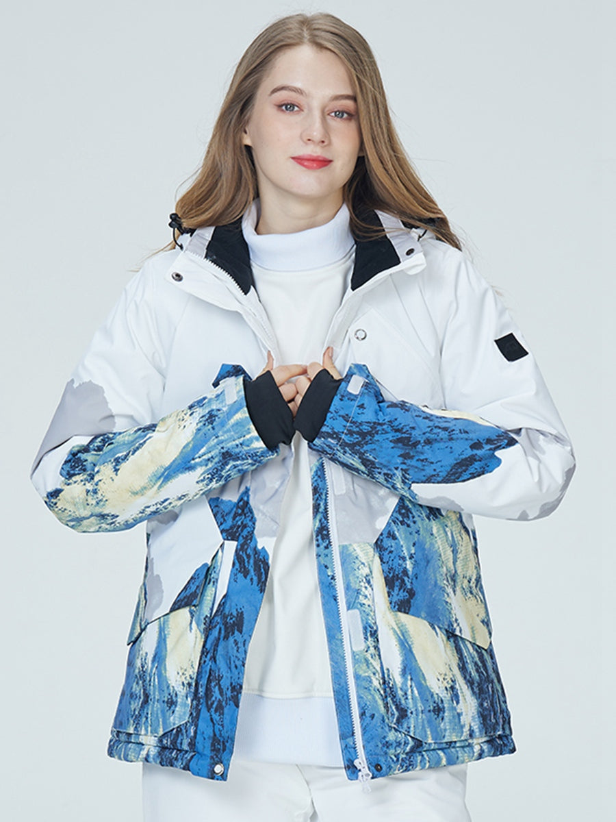 Mountain print jacket best sale