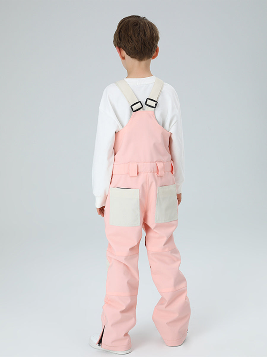 Yeefine Boys Colorblock Ski Overall Bib Pants