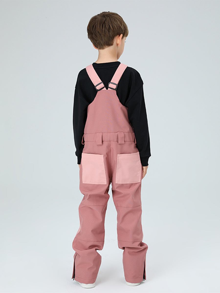 Yeefine Boys Colorblock Ski Overall Bib Pants