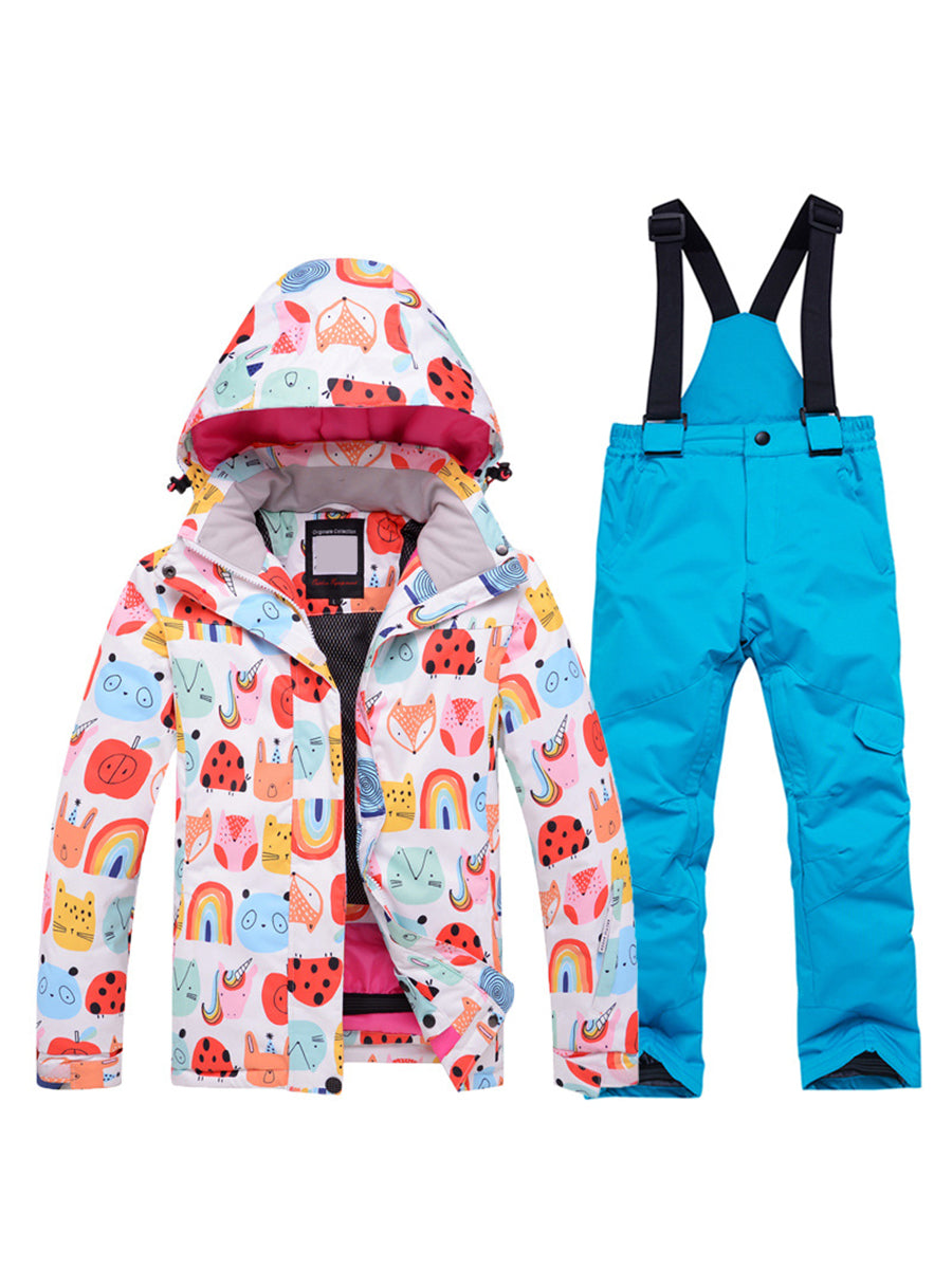 Yeefine Cartoon Kids Snowsuits & Bib Pants