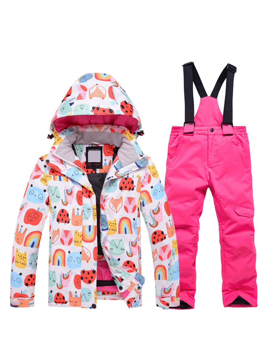 Yeefine Cartoon Kids Snowsuits & Bib Pants