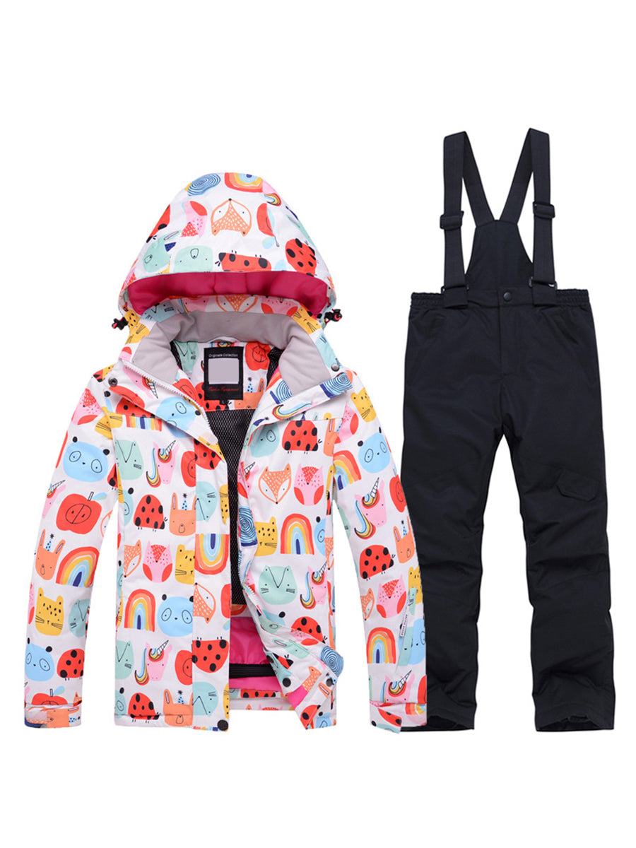 Yeefine Cartoon Kids Snowsuits & Bib Pants