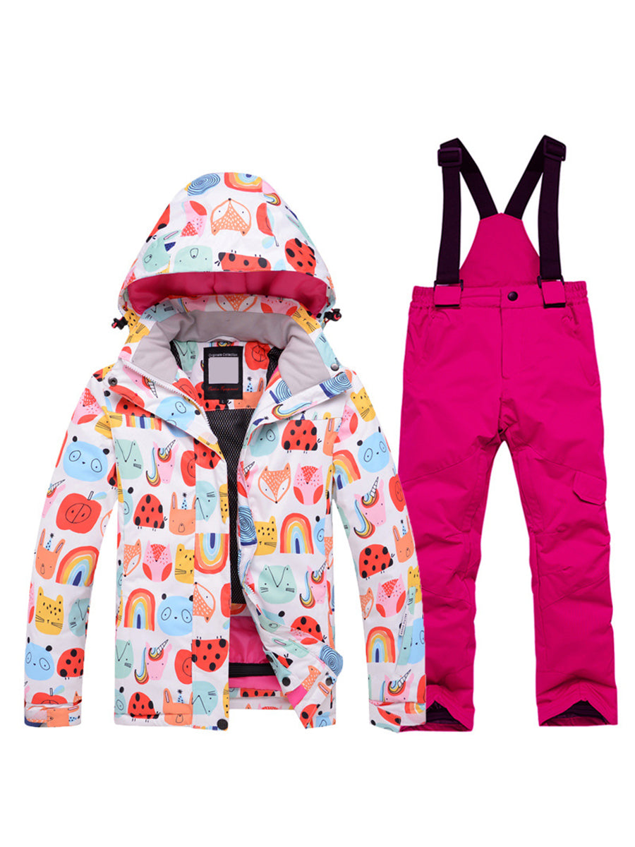 Yeefine Cartoon Kids Snowsuits & Bib Pants