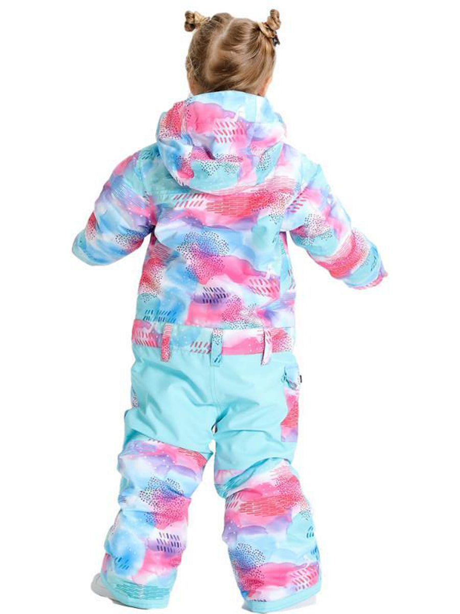 Yeefine Girls One Piece Waterproof Windproof Ski Snowboard Suit