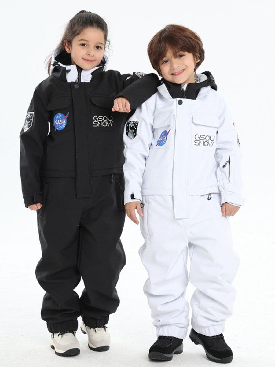 Yeefine Kids One Piece Insulated Ski Snowsuits