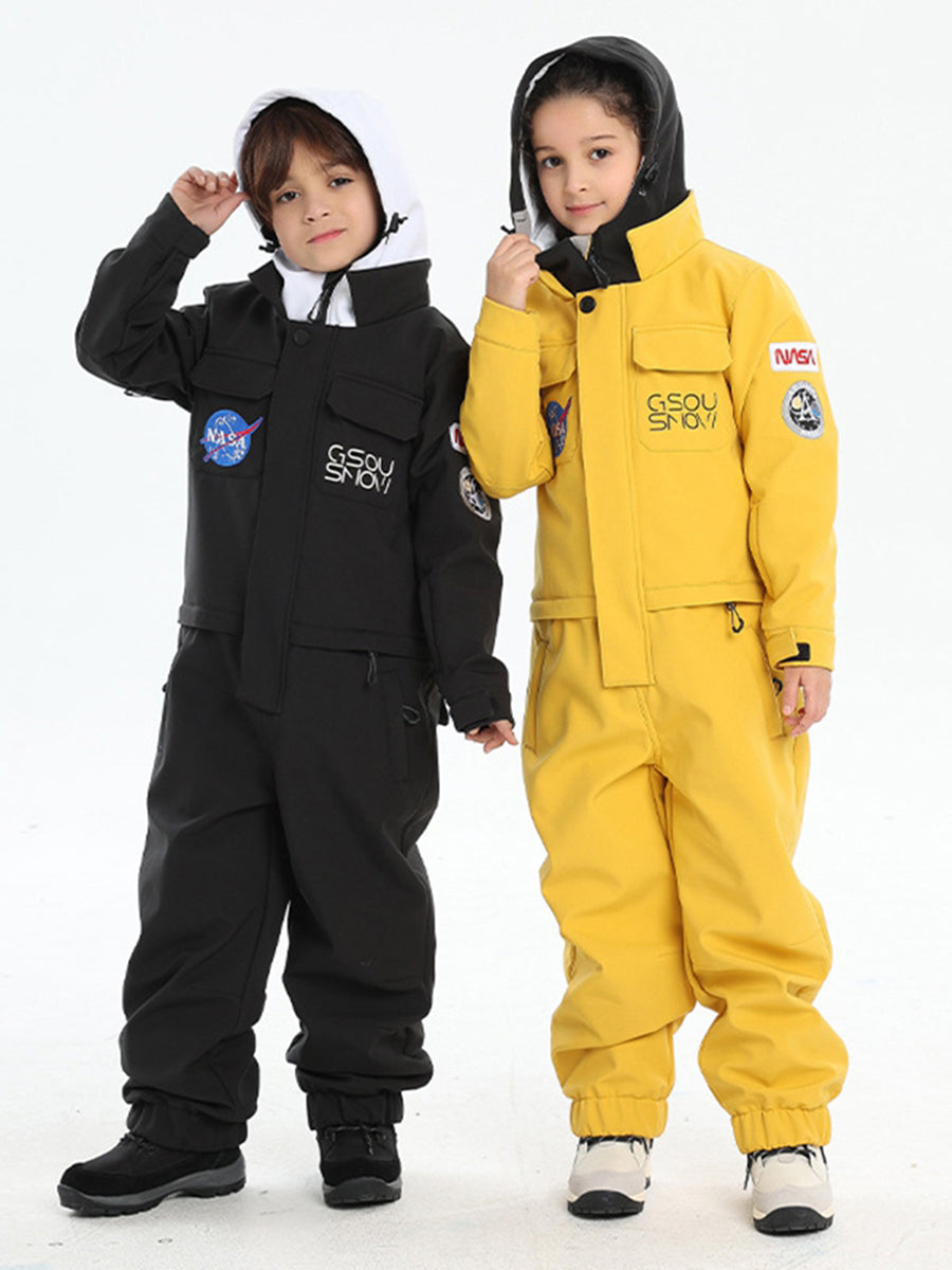 Yeefine Kids One Piece Insulated Ski Snowsuits