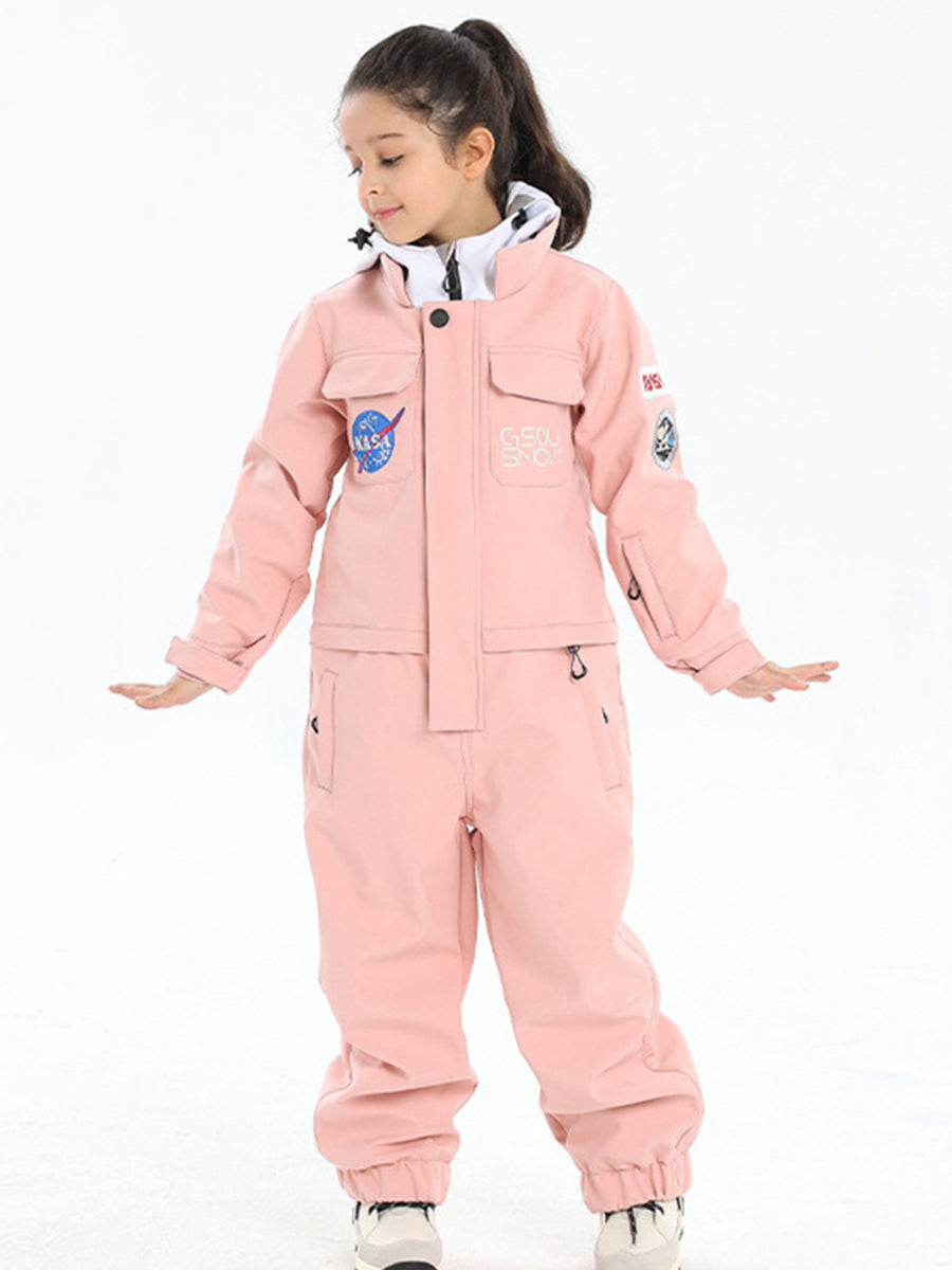 Yeefine Kids One Piece Insulated Ski Snowsuits