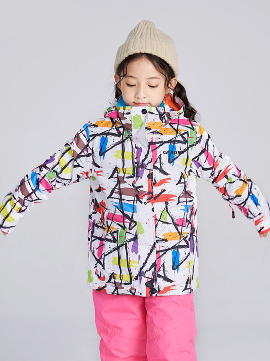 Yeefine Girls Winter Warm Waterproof Ski Snowboard Jacket