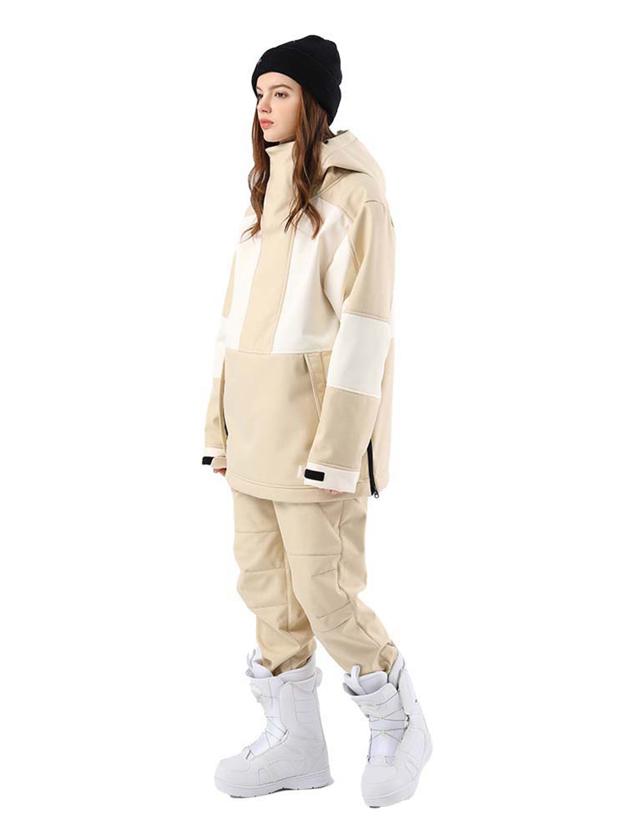 Women Hooded Ski Jacket & Jogger Pants Set