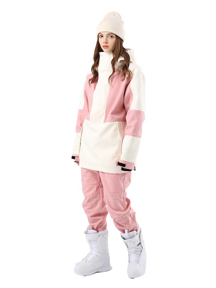 Women Hooded Ski Jacket & Jogger Pants Set